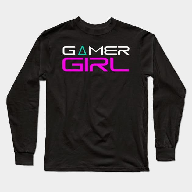 Gamer girl Long Sleeve T-Shirt by Bernesemountaindogstuff